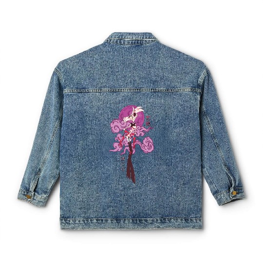 Angel Dust Spider - Hazbin Hotel Classic Women's Denim Jackets