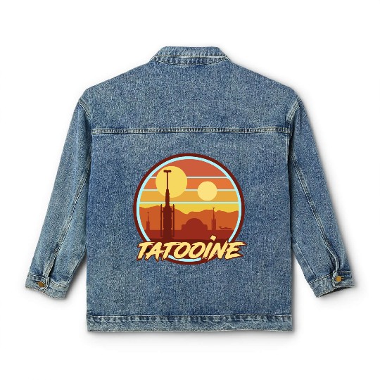 TATOOINE HOLIDAY Classic Women's Denim Jackets