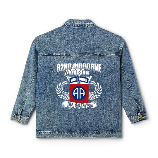 82nd Airborne Division US Army Classic Women's Denim Jackets