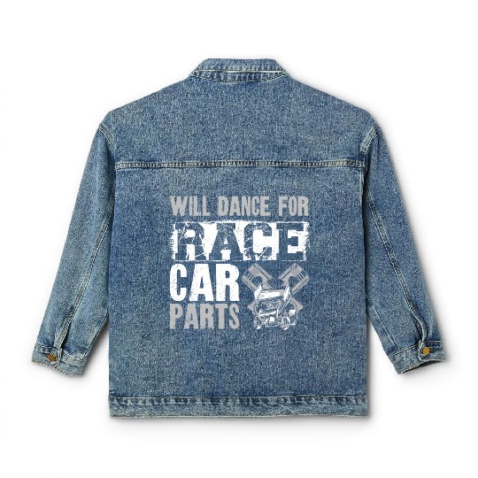 Dirt Track Racing Race Vintage Classic Women's Denim Jackets