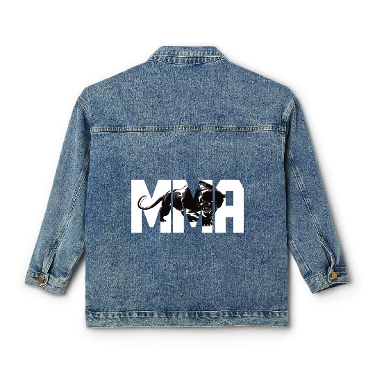 mma fighter fitness boxer bjj Classic Women's Denim Jackets
