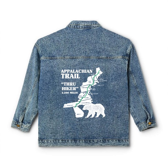 Thruh Hiker, Appalachian Trail - US Trail Classic Women's Denim Jackets