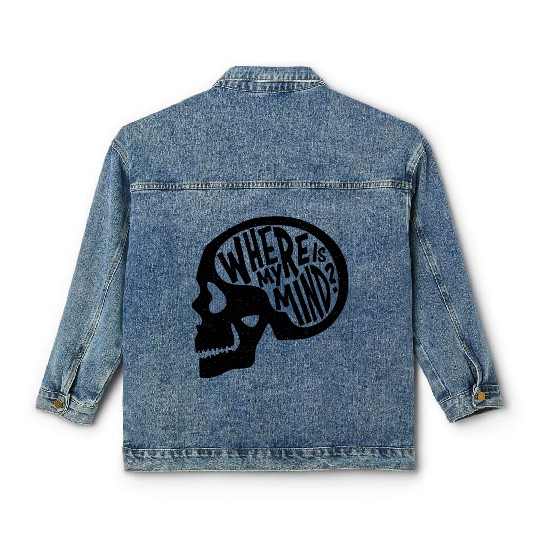 Where is my Mind Fight Club Classic Women's Denim Jackets