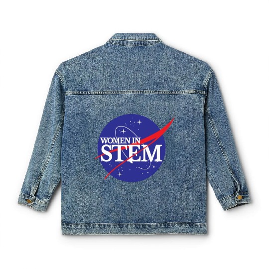 Women In Stem Classic Women's Denim Jackets NASA Female Scientist