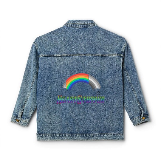 Heartstopper Rainbow LBGTQIA+ Loading Classic Women's Denim Jackets