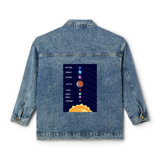 Solar System Classic Women's Denim Jackets