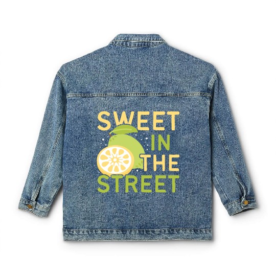 Lemon Juice Sweet In The Street Lemonade Stand Classic Women's Denim Jackets