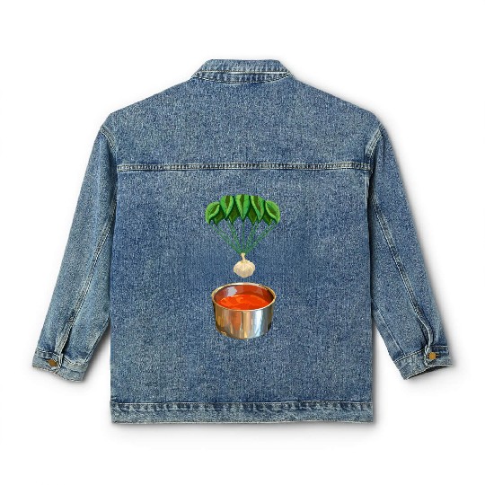 Italian Garlic Basil Tomato Sauce Classic Women's Denim Jackets