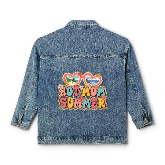 Hot Mom Summer sublimation Classic Women's Denim Jackets