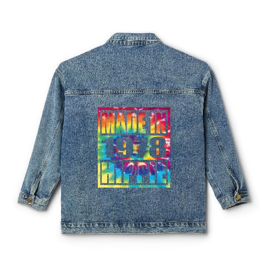 Hippie Birthday 1978 Classic Women's Denim Jackets