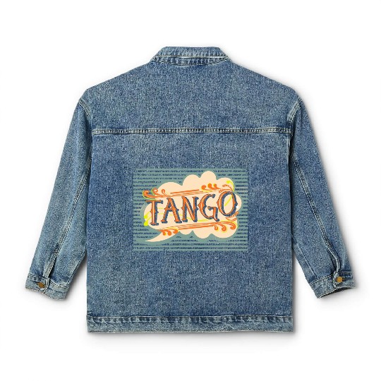 Vintage Tango Dance Classic Women's Denim Jackets