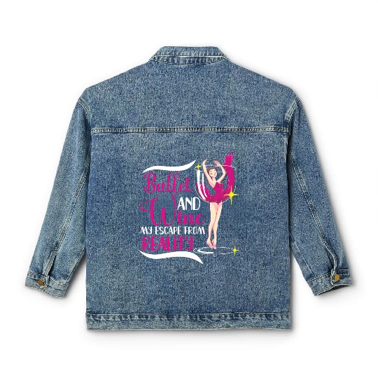 Ballet Ballerina Dance Dancer Dancing Ballet Gift Classic Women's Denim Jackets