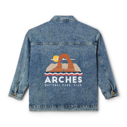Arches National Park T Classic Women's Denim Jackets