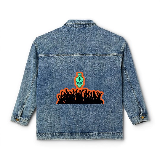 desire for money Classic Women's Denim Jackets