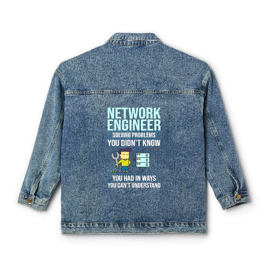 Network Engineer Director Computer Engineering Classic Women's Denim Jackets