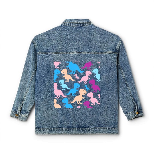 PAPA SAUR, Father's Day Classic Women's Denim Jackets