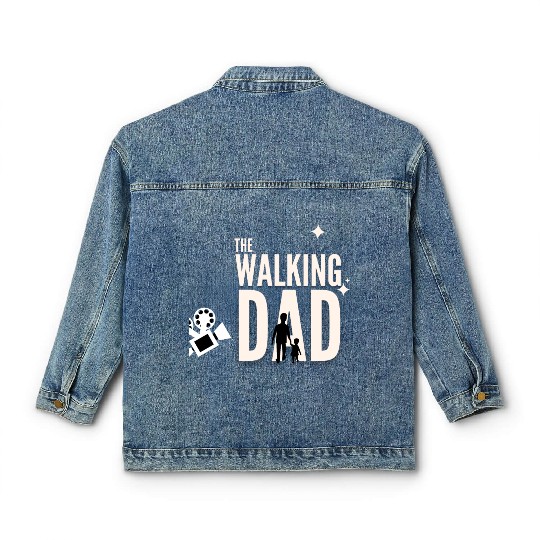 PAPA SAUR, Father's Day Classic Women's Denim Jackets