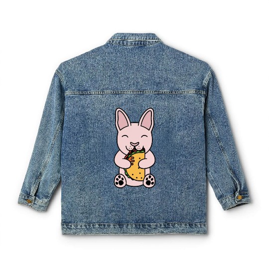 Sphynx Cat Taco Lover Classic Women's Denim Jackets