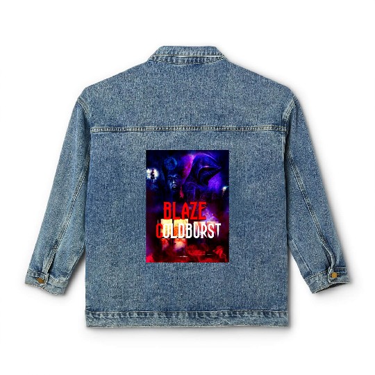 Blaze Goldburst Fantasy Book Thriller Classic Women's Denim Jackets