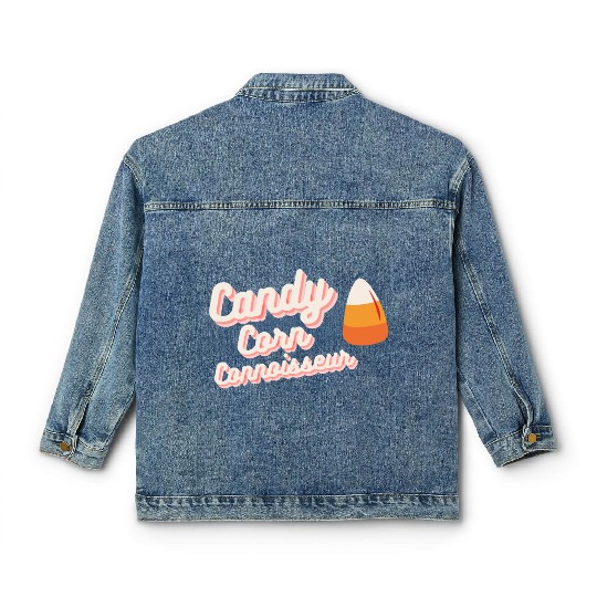 Candy Corn Connoisseur Classic Women's Denim Jackets