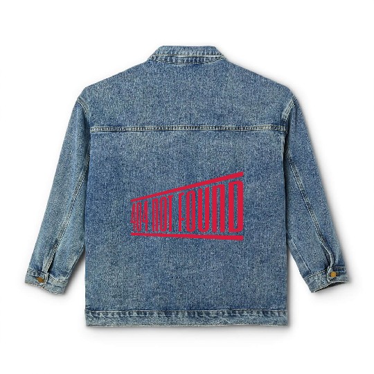 computer 404 message connection Classic Women's Denim Jackets