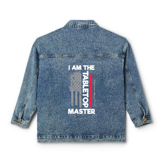 Board Game Parlor Game Classic Women's Denim Jackets