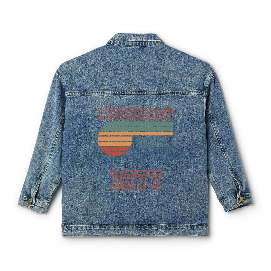 45th Birthday legendary since 1977 Classic Women's Denim Jackets