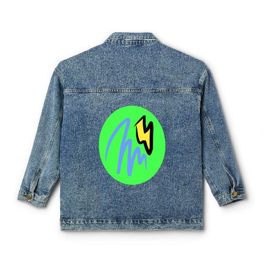Tornado and Thunder design Classic Women's Denim Jackets