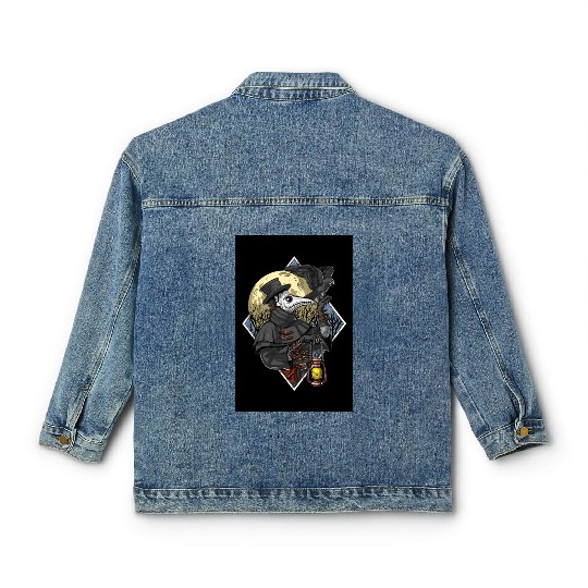 Plague Doctor Classic Women's Denim Jackets