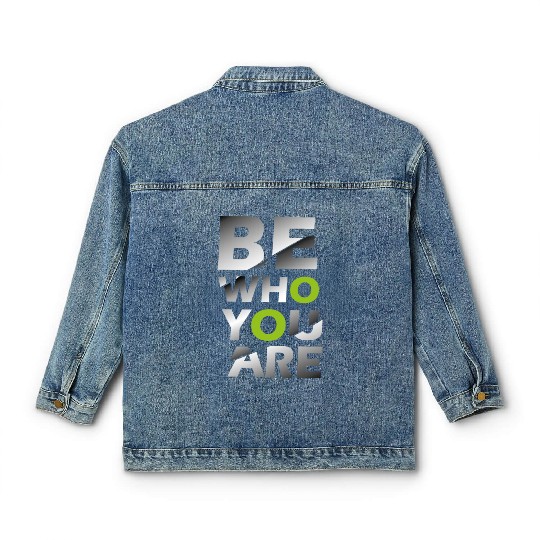 Me vs Me I am My Own Competition Motivational Classic Women's Denim Jackets