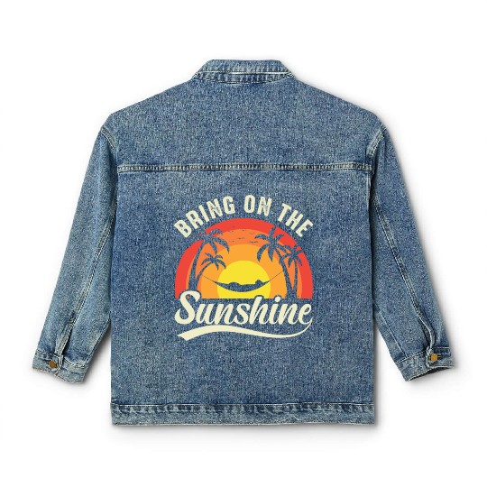 Bring On The Sunshine Classic Women's Denim Jackets