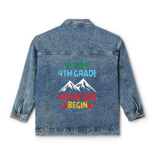 4th Grade Teacher Classic Women's Denim Jackets