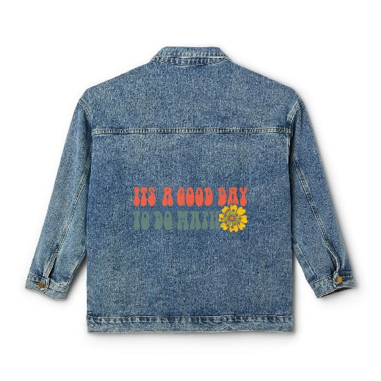 Its A Good Day To Do Math Classic Women's Denim Jackets Back To School