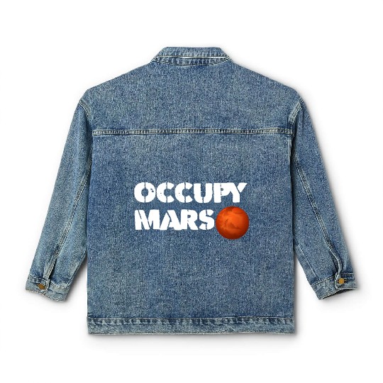 Occupy Mars Classic Women's Denim Jackets