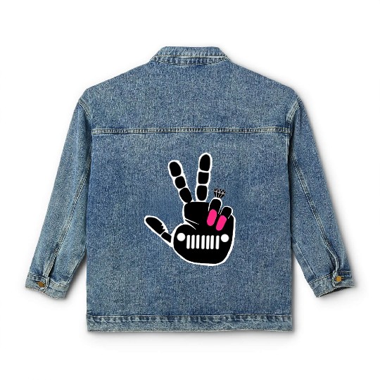 Jeep Wave, I'm Taken Classic Women's Denim Jackets