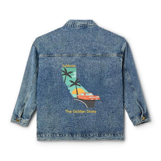 California The Golden State Classic Women's Denim Jackets
