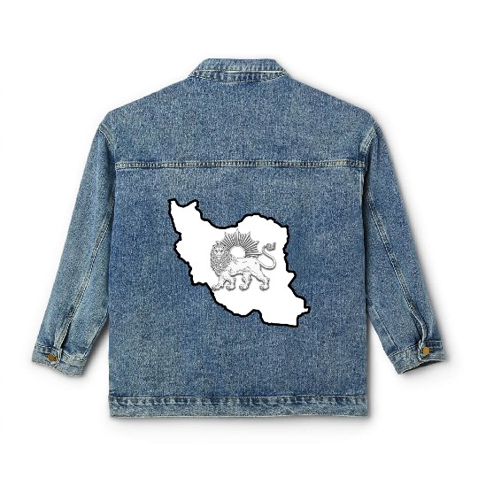 Iran Lion Sun Classic Women's Denim Jackets
