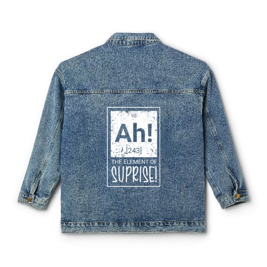 Chemistry Science Physics Research Nerd Humor Classic Women's Denim Jackets