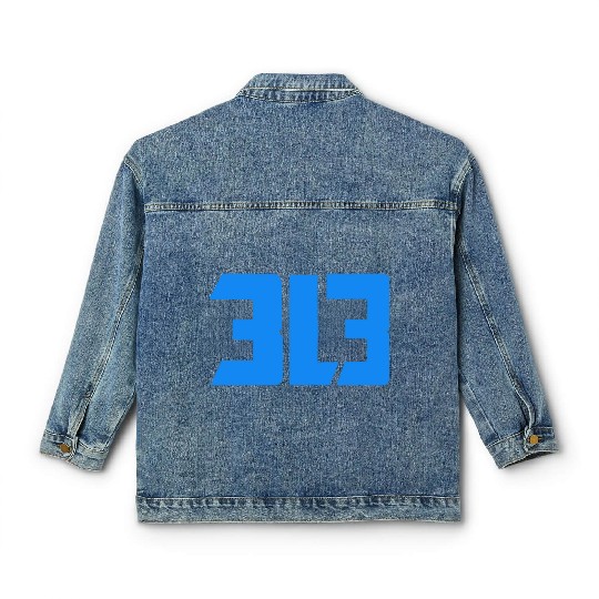 detroit lions 313 Classic Women's Denim Jackets