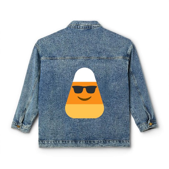 Cool Candy Corn Halloween Costume Classic Women's Denim Jackets