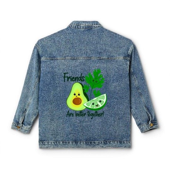 Friends Are Better Together Classic Women's Denim Jackets