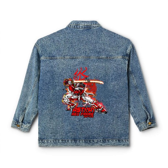 ASTRAY RED FRAME GUNDAM Classic Women's Denim Jackets