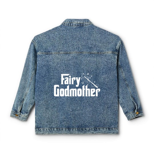Fairy Godmother Cute Wand Star Spell Fantasy Gift Classic Women's Denim Jackets
