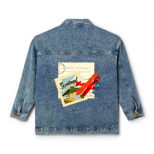 POSTAL CARD 4700x4700 Classic Women's Denim Jackets