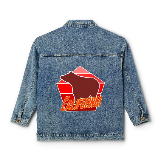 California Bear Flag Classic Women's Denim Jackets
