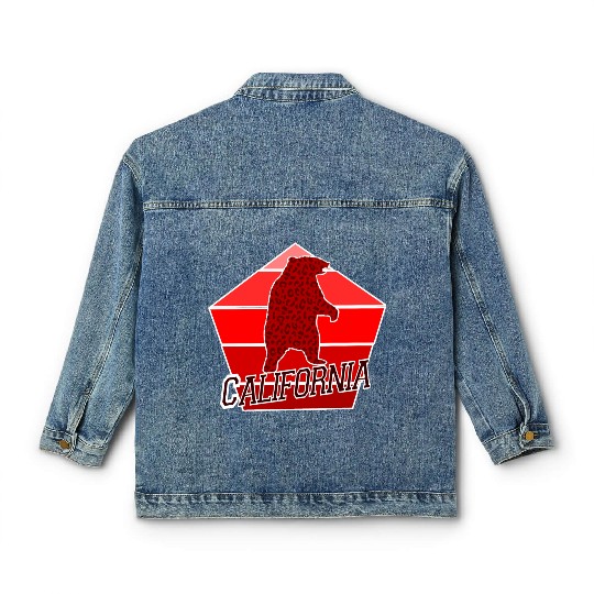 California Bear Flag Classic Women's Denim Jackets