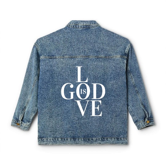 GOD IS LOVE Classic Women's Denim Jackets