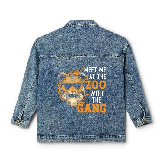 Zookeeper Animal Care Zookeeping Wildlife Nature Classic Women's Denim Jackets