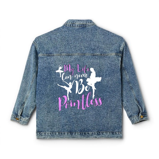 Ballet Ballerina Dance Dancer Dancing Ballet Gift Classic Women's Denim Jackets