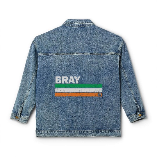 Bray Ireland Flag Irish Pride Classic Women's Denim Jackets